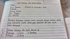 Melakukan gerak tari dengan menggunakan hitungan akan lebih mengetahui bagaimana teknik dan proses dalam melakukannya. Musik Adalah Suara Yang Brainly