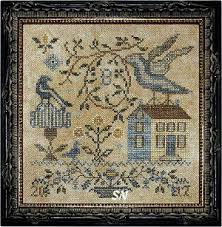 The Light Upon The Lawn From Blackbird Designs Click For More Cross Stitch Sampler Patterns Cross Stitch Samplers Cross Stitch