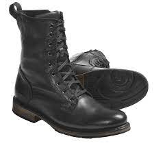 Harley Davidson Merle Lace Up Boots Leather For Men