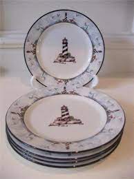 We carry a huge selection of items to match every taste, every space, and every decor. 7 5 8 Totally Today Coastal Lighthouse 3 Salad Plates Other China Dinnerware Pottery Glass Worldenergy Ae