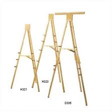 folding flipchart easel finish gold anodized by da lite