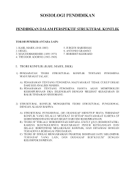 Teori konflik karl marx pengertian konflik : Http File Upi Edu Direktori Fptk Jur Pend Teknik Elektro 194710251980021 Janulis P Purba Modul Sosiologi Pendidikan Konflik Pdf