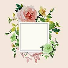 Vector Drawing Art Painted Flowers Border Background Vector Pink Watercolor Background Image Flower Painting Flower Border Flower Border Png