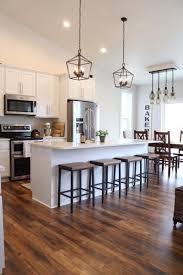 Modern Farmhouse Kitchen Reveal Sugar Maple Notes Laminate Flooring In Kitchen Modern Farmhouse Kitchens Open Concept Kitchen