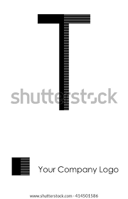 See more ideas about lettering, letter t, lettering alphabet. Letter T Alphabet Design Half Stripe Stock Illustration 414501586