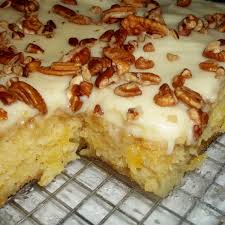 The Original Easiest Pineapple Cake Recipe Easy Pineapple Cake Desserts Pecan Cake