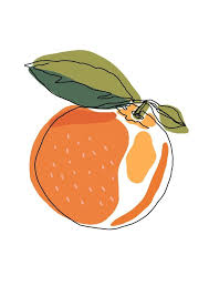 Orange Fruit Continuous Line Drawing Wall Art Printable Art Etsy Etsy Printable Art Line Art Drawings Minimalist Art