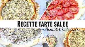 Elles permettent de proposer un repas délicieux sur le pouce qui est équilibré. Recette Tarte Salee Rapide Et Facile Youtube