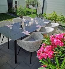 Moderne Esstischgruppe Aus Aluminium Und Polyrattan Gartenmobel Terrassengestaltung Esstischgruppe Gartenmobel Sets Gartenmobel Terrassengestaltung