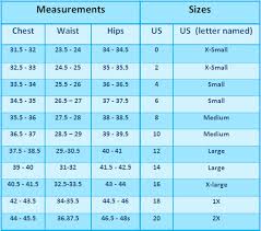 Size Chart Bonfire Vintage