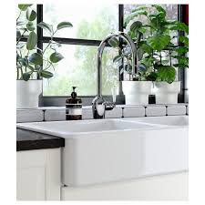 Shop for farmhouse kitchen sinks in shop kitchen sinks by type. Havsen Apron Front Double Bowl Sink White Ikea
