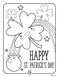 Patrick's day coloring pages to put together a coloring book for your little ones! Free Printable Coloring Pages St Patrick S Day Crate Kids Blog St Patricks Day Crafts For Kids St Patrick Day Activities St Patrick S Day Crafts