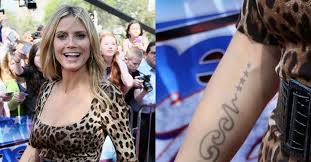 This all in one woman has left no spheres to spell her the jumbo tattoo on her forearm appears to be a whirlpool. Moving On Heidi Proves New Romance Is For Keeps By Removing Seal Tattoo 9celebrity