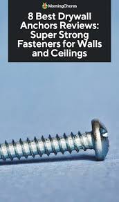 Measure the diameter of a conical wall anchor approximately 1/4 inch away from the opening with an accurate ruler and choose a drill bit of that diameter to drill the hole for it. 8 Best Drywall Anchors Reviews Super Strong Fasteners For Walls And Ceilings
