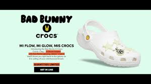 Bad bunny and crocs' clogs will be available on crocs' website on september 29, 12 p.m. Bad Bunny X Crocs Youtube