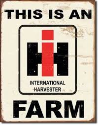 International Tractor Ih Farm Game Room Garage Tin Sign 1279 International Harvester International Harvester Tractors Case Ih