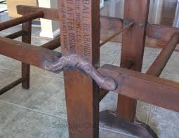I am looking for the plans/suggestions for a homemade wringer/roller for washed. Antique Clothes Wringer Coffee Table Scavenger Chic