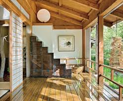 This design is important as japanese people do not use shoes in their house. Traditional Japanese House Design With Stunning Forest Japanese Style House Japanese Home Design Japanese House