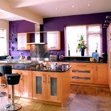 Dark Purple Kitchen Cabinets In 2020 Purple Kitchen Walls Purple Kitchen Cabinets Country Kitchen Decor
