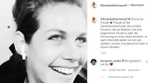 Er ist 35 jahre alt, wohnt in hamburg und ist kampfsportlehrer und schauspieler. Felicitas Woll Und Benjamin Piwko Bekennen Sich Zu Ihrer Liebe Stern De