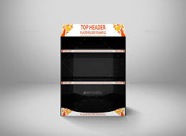Promotional Shelf Display Mockup Display Shelves Display Mockup Store Shelves Display