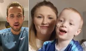 Harry Kane's heartfelt message to a four-year-old boy with cancer who beat  coronavirus