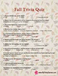 This conflict, known as the space race, saw the emergence of scientific discoveries and new technologies. Free Printable Fall Trivia Quiz Trivia Quiz Trivia Questions And Answers Trivia