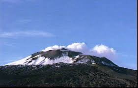 Smoke fills the sky as mt. Etna Volcano Italy June 1995 Volcanoes Natural Disasters Earth Watching