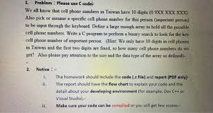 Check spelling or type a new query. We All Know That Cell Phone Numbers In Taiwan Have 10 Chegg Com