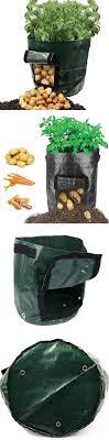 10 99 Usd Only Buy More Save More Shop Now 50l Large Capacity Potato Grow Planter Pe Container Bag Large Garden Planters Growing Potatoes Outdoor Gardens