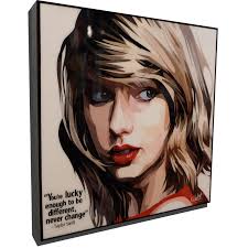 Taylor Swift Pop Art Poster By Keetatat Sitthiket Infamous Inspiration