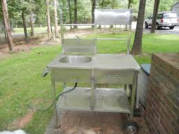 outdoor kitchen sink drain gray water