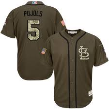 Gear up with the newest additions of albert pujols merchandise from the official online shop of the mlb. Cardinals 5 Albert Pujols Green Salute To Service Stitched Mlb Jersey At Reasonable Price Purchase Now