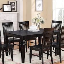 East West Furniture Weston 42 60 Inch Rectangular Dining Table With Butterfly Leaf From Hayneedle Com Dining Table In Kitchen Dining Room Sets Dining Table