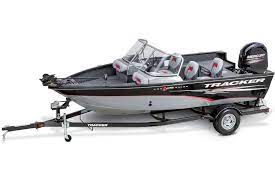 Factory Matched Color Coordinated Drive On Trailer Folding Tongue Jack W Swivel Wheel Space Saving Swing Aluminum Fishing Boats Tracker Boats Fishing Boats