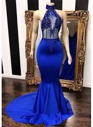 Usd 169 00 Stunning Royal Blue Mermaid Prom Dresses 2019 Lace Beadings Evening Gowns Www 27dress Com Prom Dresses Blue