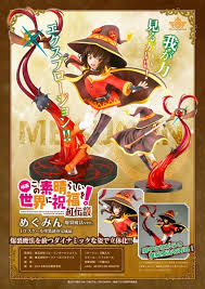 Kono subarashii sekai ni shukufuku o!, literally a blessing on this wonderful world! Kono Subarashii Sekai Ni Shukufuku O Legend Of Crimson Megumin Explosion Magic Ver 1 7 Pvc Statue Yorokonde