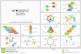 Big Set Of Minimal Infographic Design Templates Graphs