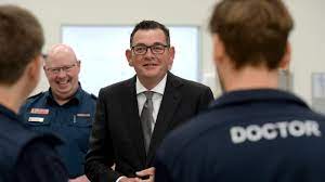 Ms staley sent out a statement about daniel andrews on monday. Daniel Andrews Fall Premier Breaks Ribs After Falling Down Steps Herald Sun