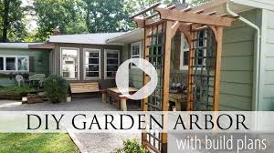 A diy arbor ( also know as a pergola or trellis ) is one of the most enchanting structures you can create for your garden! Diy Garden Arbor With Faux Patina Build Plans Prodigal Pieces