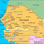 Senegal map from www.pinterest.com