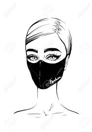 Beautiful Fashion Woman Portrait Hand Drawn In A Black Protective Stock Photo Picture And Royalty Free Image Image 154783796 ✓ free for commercial use ✓ high quality images. beautiful fashion woman portrait hand drawn in a black protective