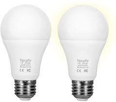 Sensor Lights Bulb Dusk To Dawn Led Light Bulbs Smart Lighting Lamp 7w E26 E27 Automatic On Off Indoor Outdoor Yard Porch Patio Garage Garden Warm White 2 Pack Amazon Com