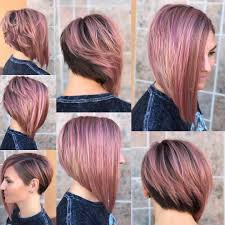 What style should you choose? Chic Asymmetrical Bob With Rosy Brown Color And Highlights The Latest Hairstyles For Men And Women 2020 Hairstyleology Asymmetrical Bob Haircuts Long Bob Hairstyles Choppy Bob Hairstyles