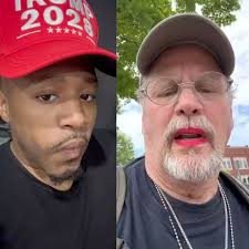 Leader of the Red Lipstick Trump Resistance Movement. He's calling