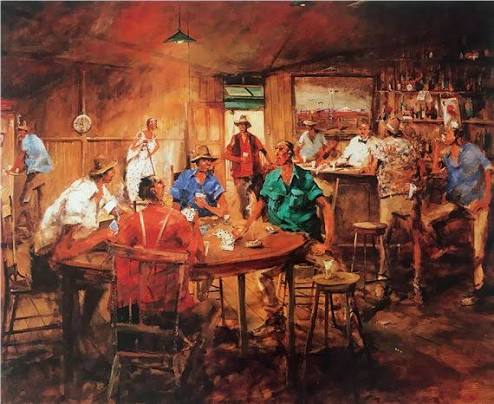 Hugh Sawrey | The Four Deuces | MutualArt