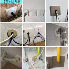 Check spelling or type a new query. Plastic Wall Wire Hole Cover Plate Base Plug Round 86 Type Switch Vga Socket Outlet Decor Cover Cable Holder Protector Cable Holder Plates On Wall Cable Clips