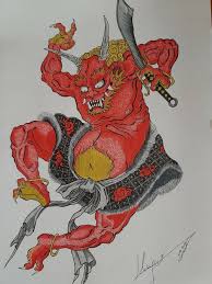 Each of these forms of japanese tattooing are nearly identical to each other with the main difference being in how the tattoo itself is applied to the skin. Tattoo Uploaded By Mario Traditional Japanese Art Oni Daemon 1428920 Tattoodo
