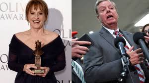 Graham hit on a few other relevant topics during this speech. Patti Lupone Tells Sen Lindsey Graham To Bite The Bullet And Come Out As Gay