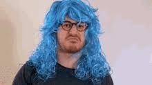 A break up shouldn't come out of the blue because people aren't mind readers. Blue Hair Gifs Tenor